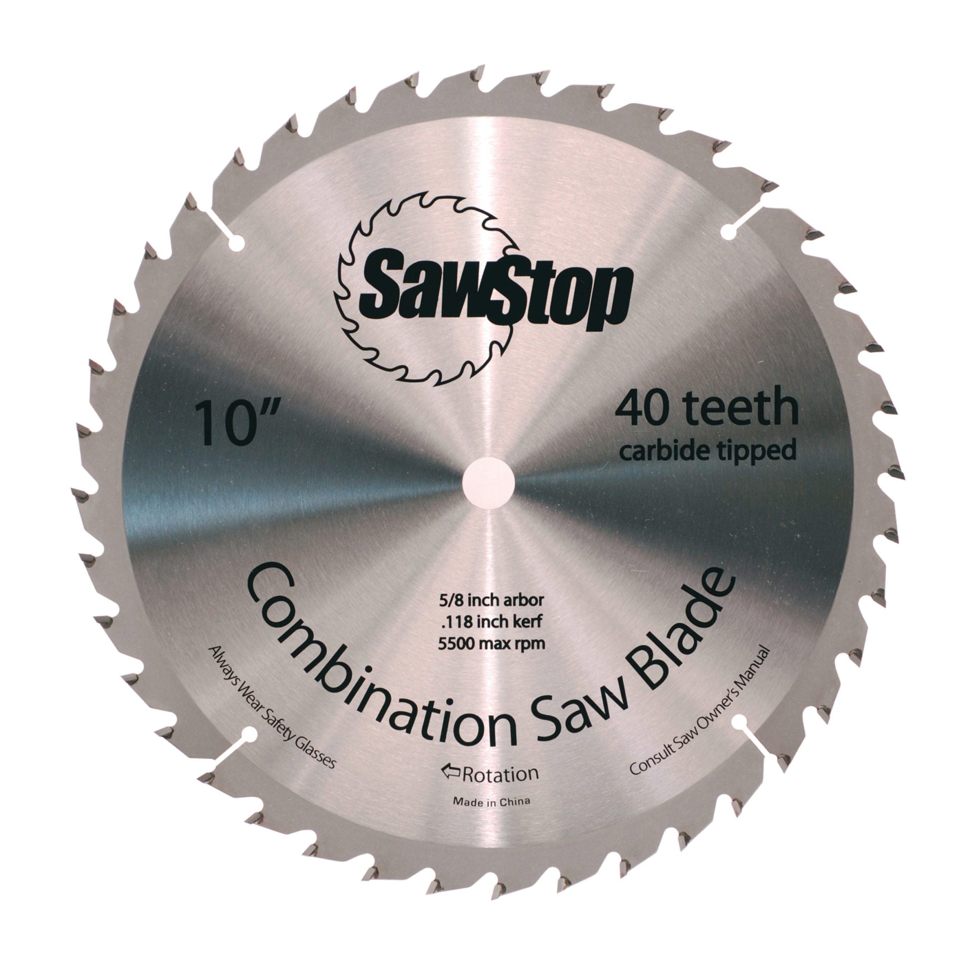 Sawstop 10" 40 Tooth Blade CNS-07-148 Power Tool Services