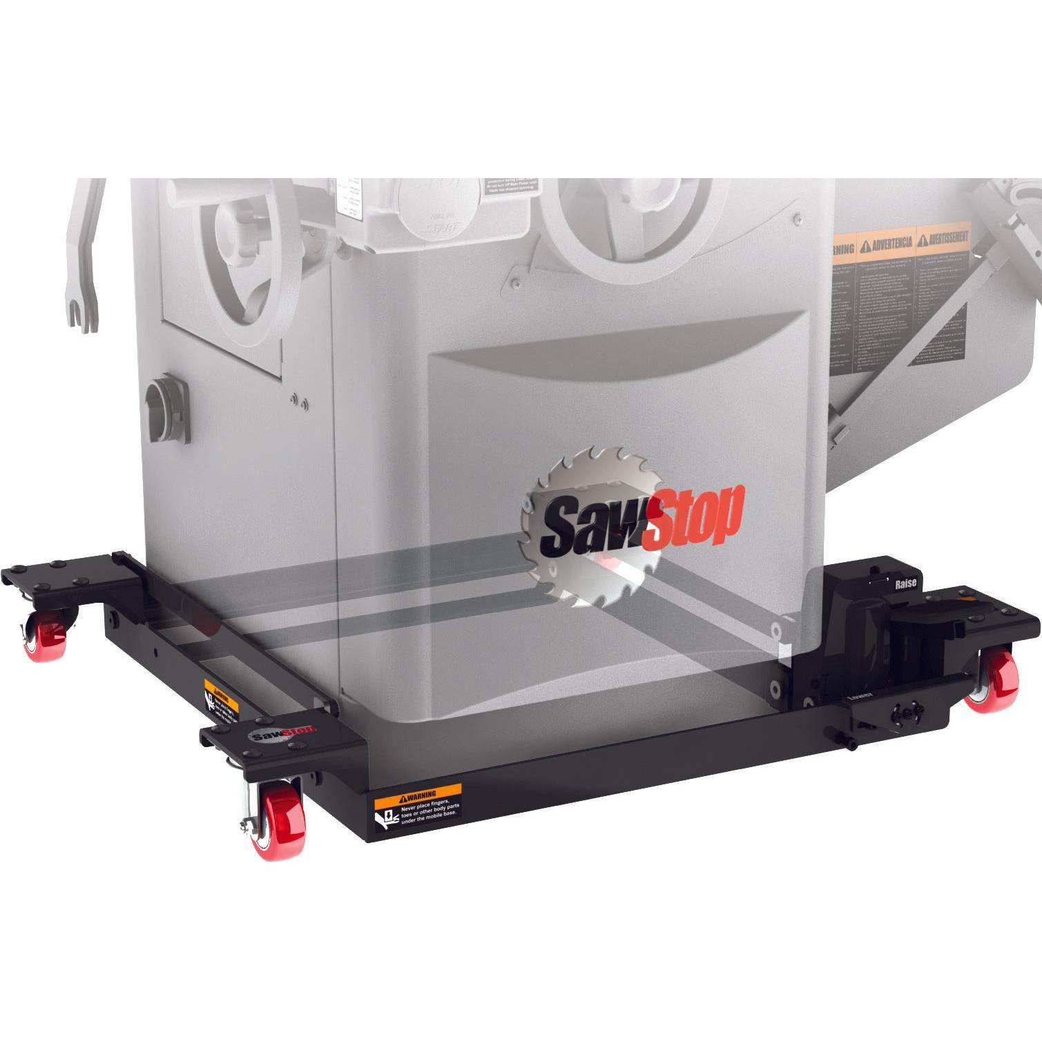 Sawstop Industrial Saw Mobile Base MB-IND-000 Power Tool Services