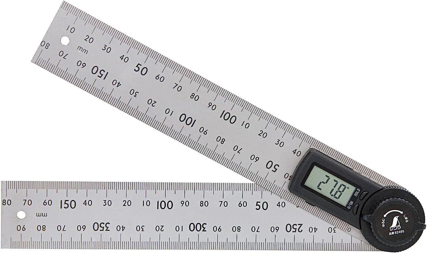 Shinwa Digital Protractor with Hold Function 200mm 62495 Power Tool Services