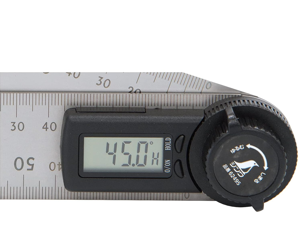 Proctactor Digital Shinwa Digital Protractor with Hold Function 200mm 62495