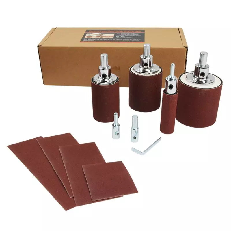 Sleeveless Drum Sanding Kit For Drill Presses And Power Drills Power Tool Services