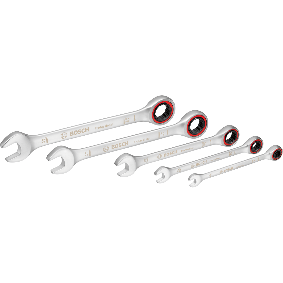 Bosch Ratchet Spanner Set 5pc 1600A02Z3D 2 - Power Tool Services