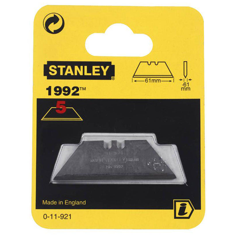 Stanley 1992 Heavy Duty Blade 5Pk 0-11-921 Power Tool Services