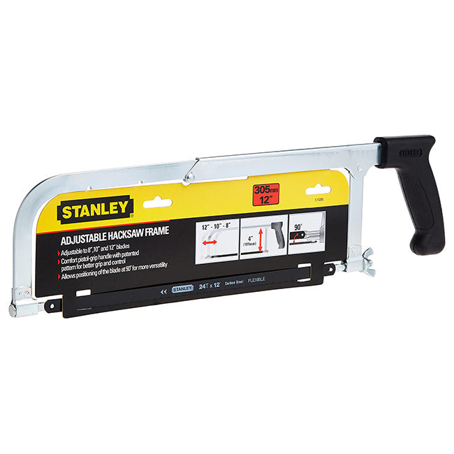 Stanley Adjustable Chrome Hack Saw E-15200 Power Tool Services
