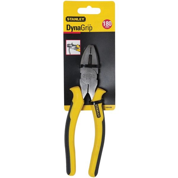 Stanley Dynagrip Combination Plier 180mm 0-84-055 Power Tool Services