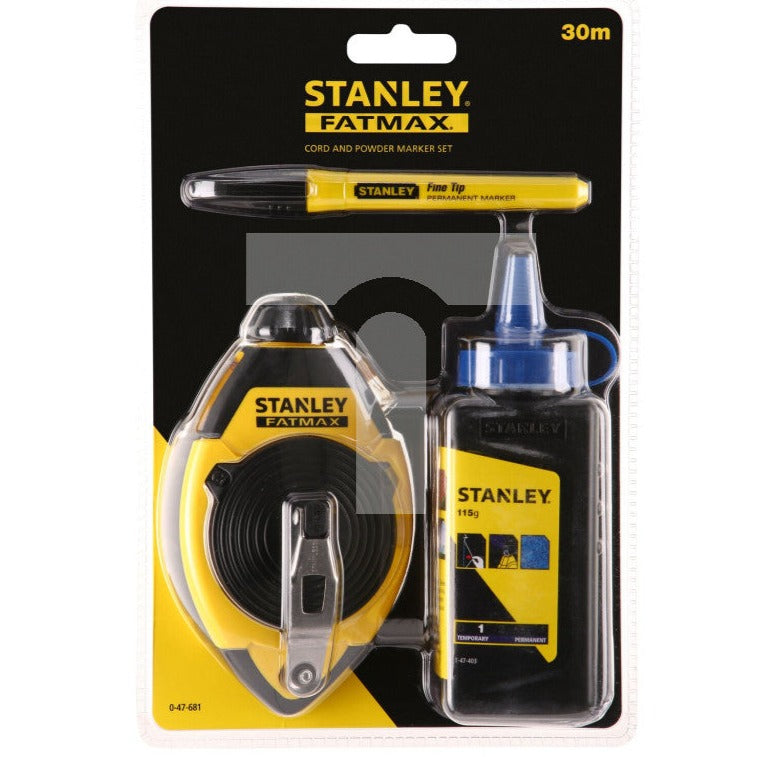 Stanley FatMax Chalk Line Reel Set 0-47-681 Power Tool Services