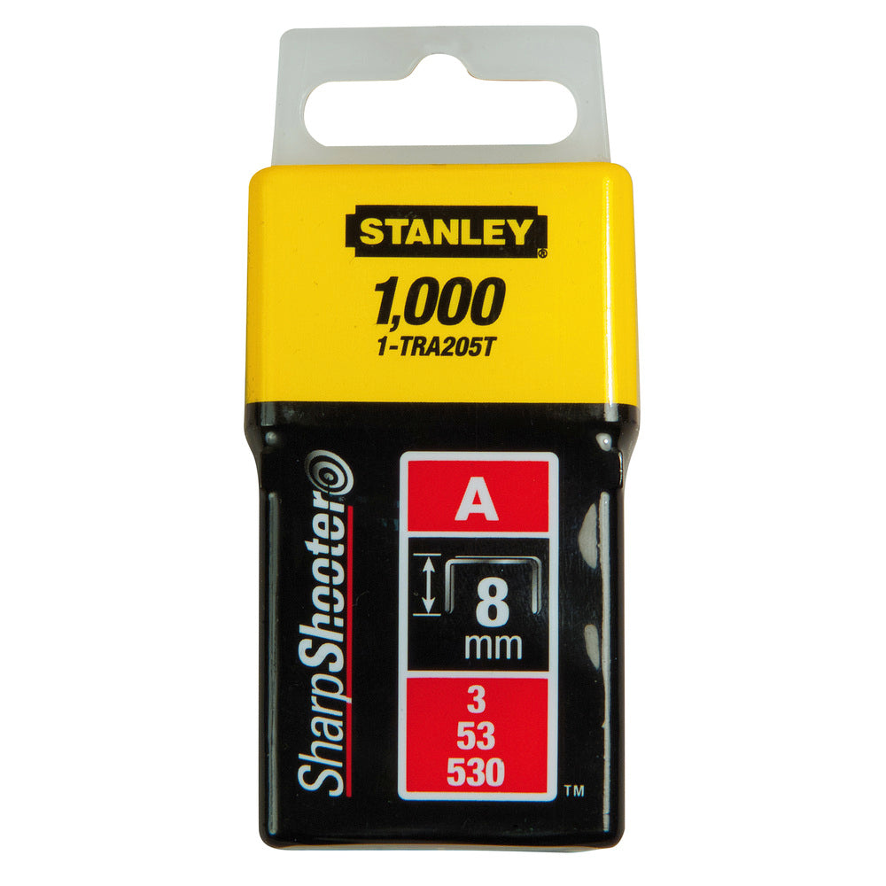Stanley Light Duty Staples 6mm 1-TRA204T Power Tool Services