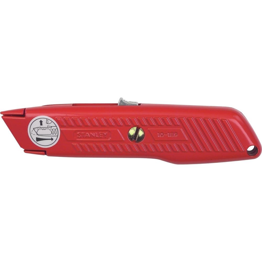 Stanley Spring Loaded Retractable Red Safety Knife 10-189C Power Tool Services