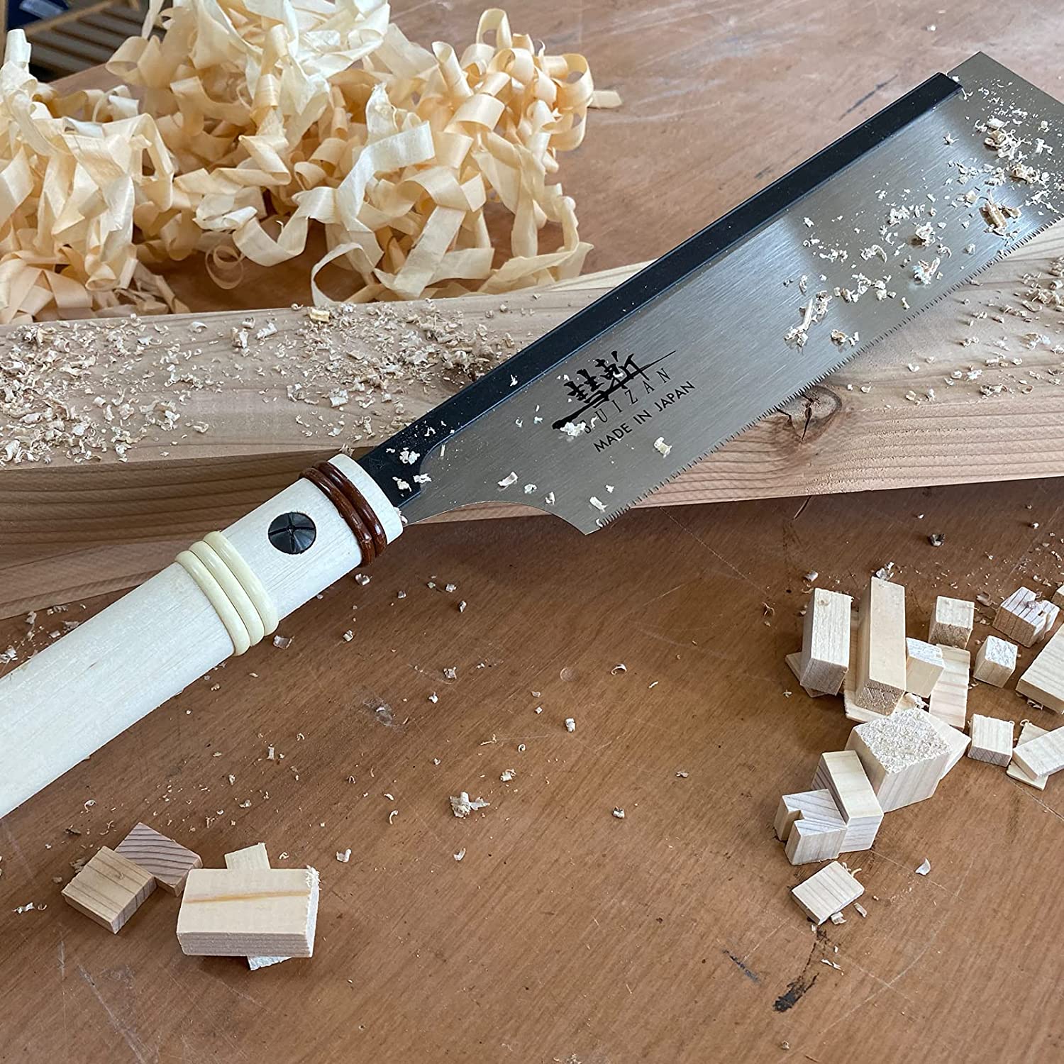 ウズマキ Suizan Japanese Dozuki Dovetail Pull Saw 240mm
