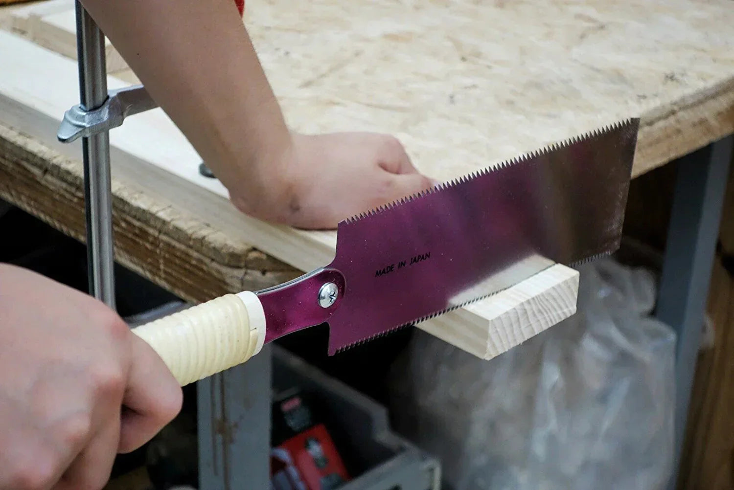 Suizan Japanese Pull Saw Hand Saw 240mm Ryoba Double Edge