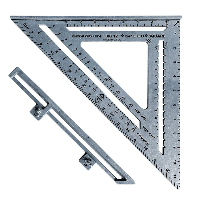 Swanson | Big 12" Speed Square with Layout Bar 1 - Power Tool Services