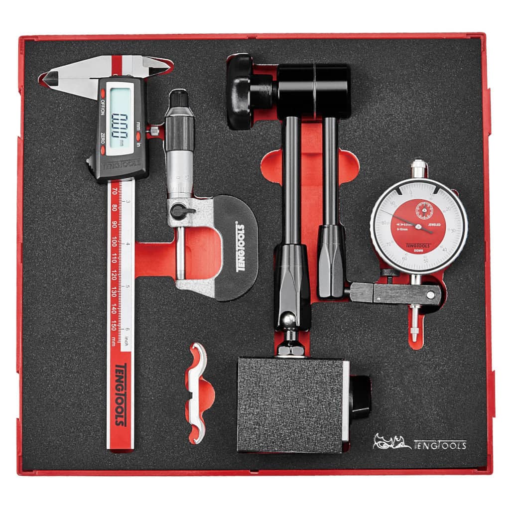 Teng Tools 3PC Measuring set in EVA Foam