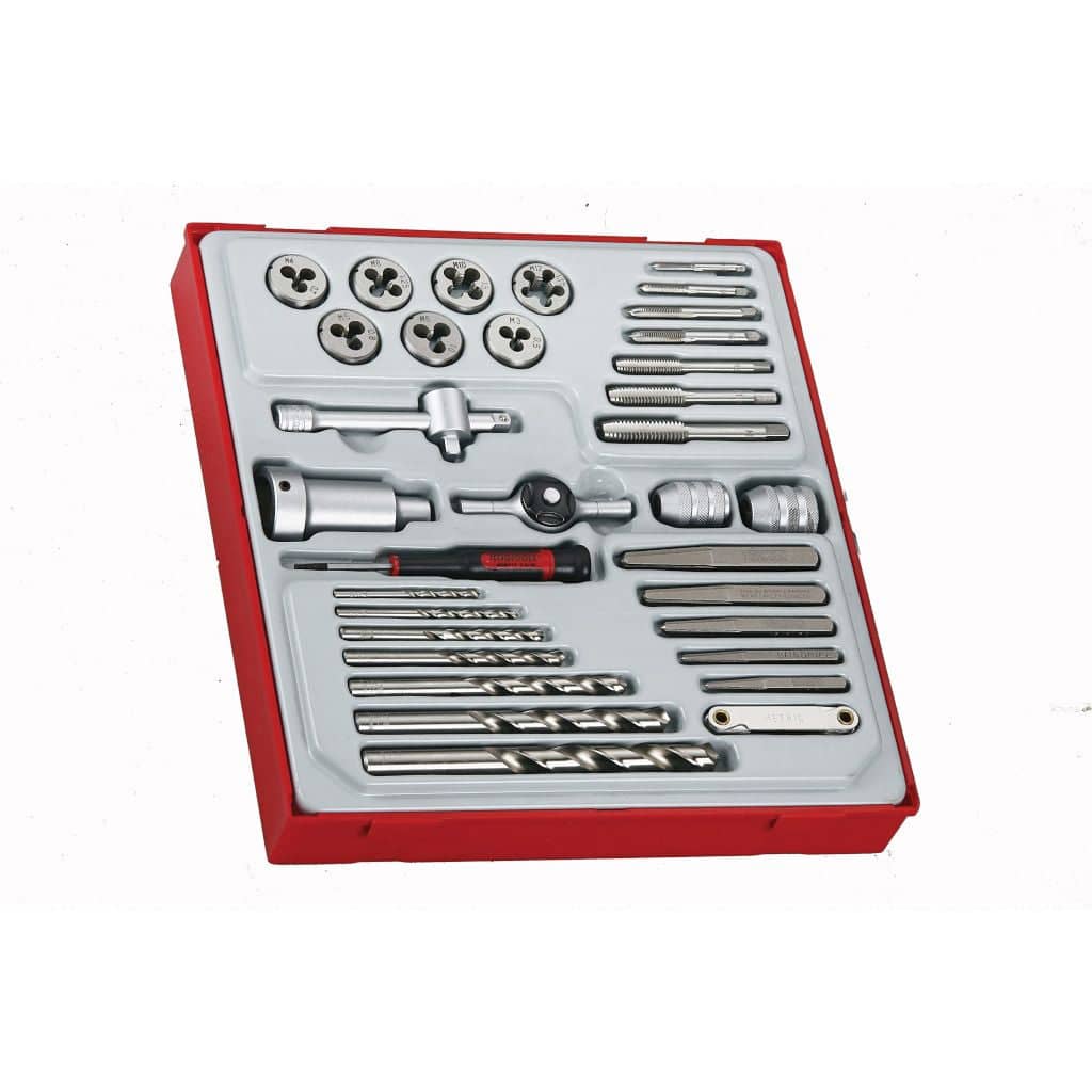 Teng Tools 34PC Tap & Die Tray