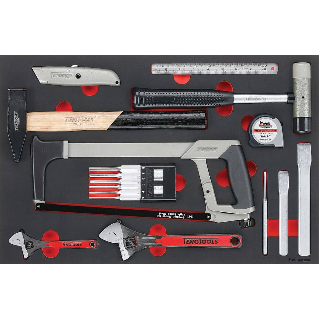 Teng Tools 12PC General Service Tools in EVA Foam