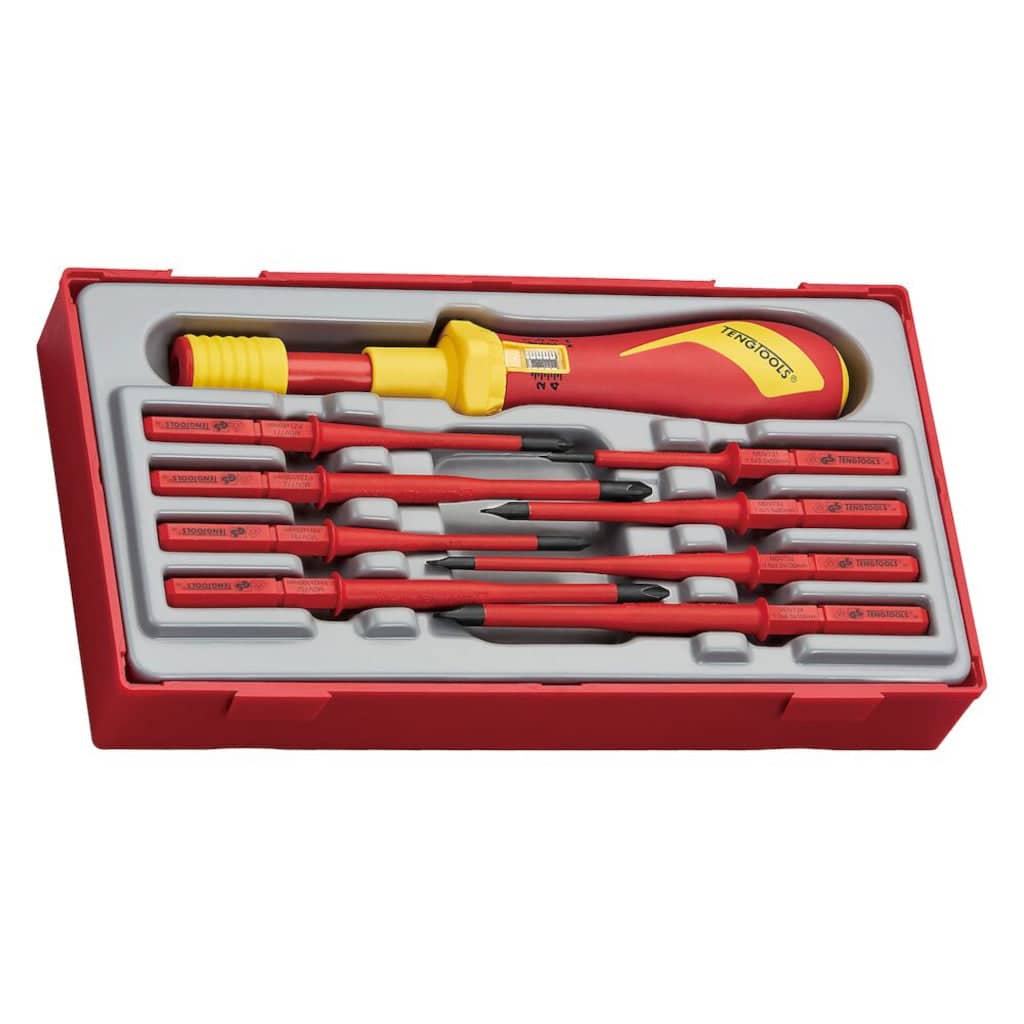 Teng Tools 9PC Insulated Torque screwdriver set