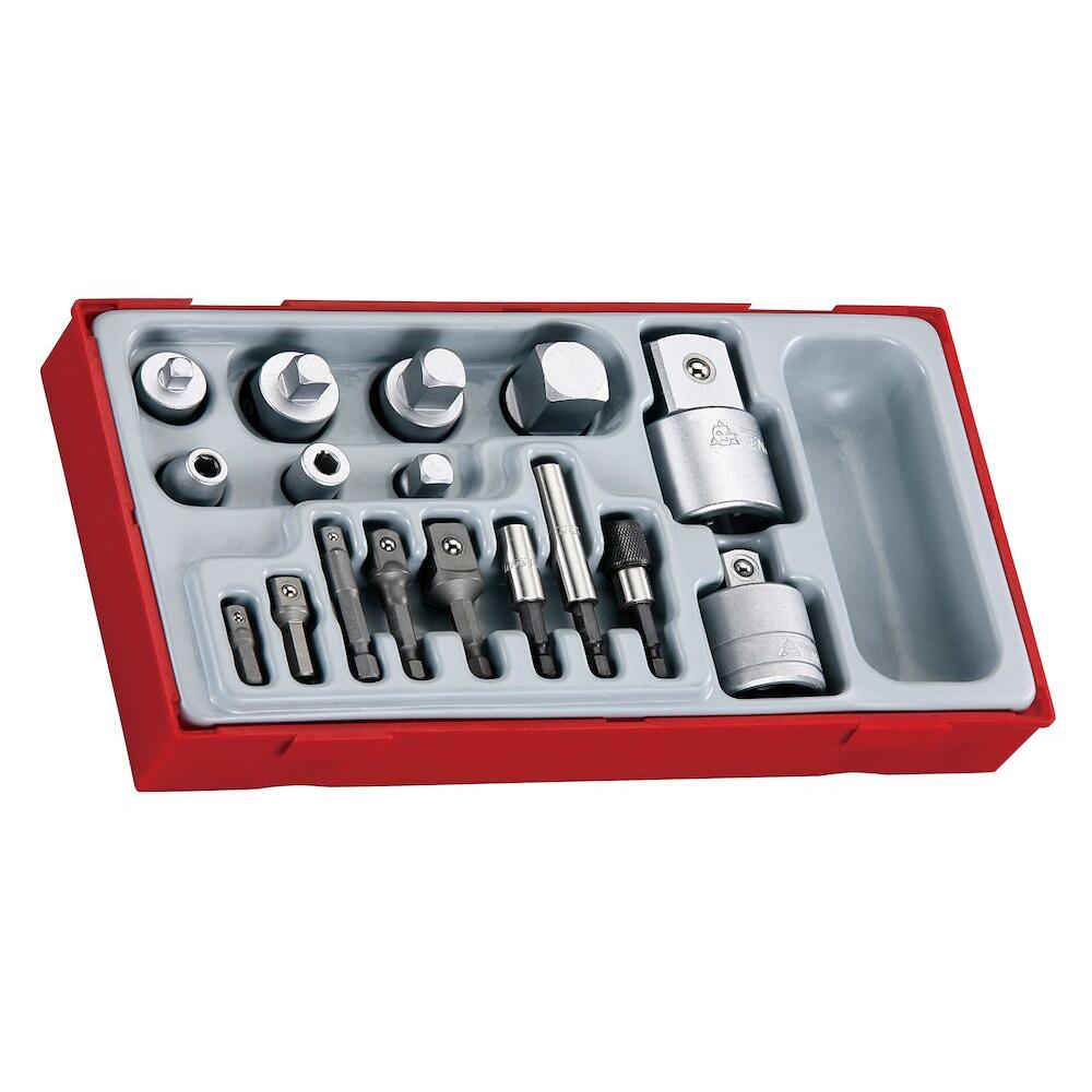 Teng Tools 17PC Adaptor Tray Power Tool Services