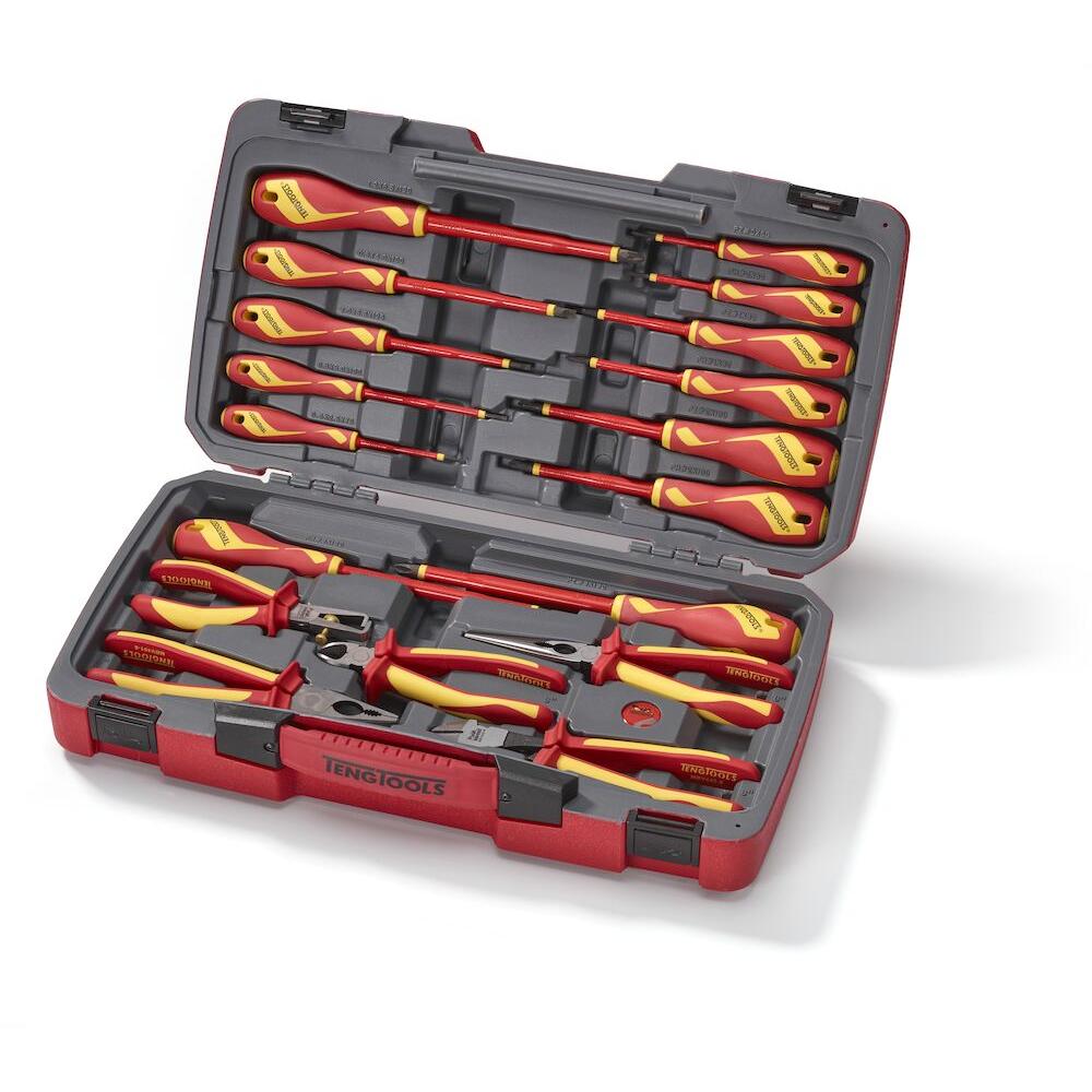 Teng Tools 18PC 1,000 Volt Insulated Tool Set Power Tool Services