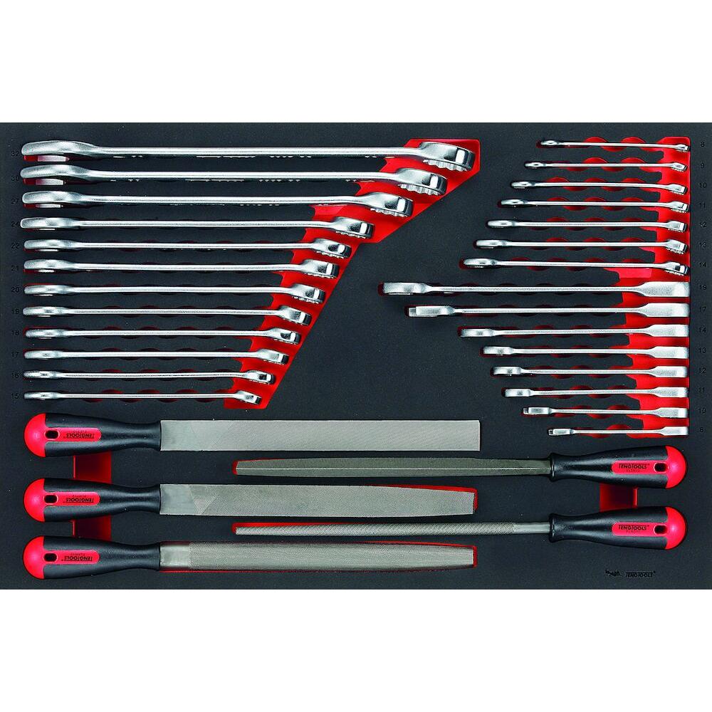 Teng Tools 32PC Spanner & File Set in EVA Power Tool Services