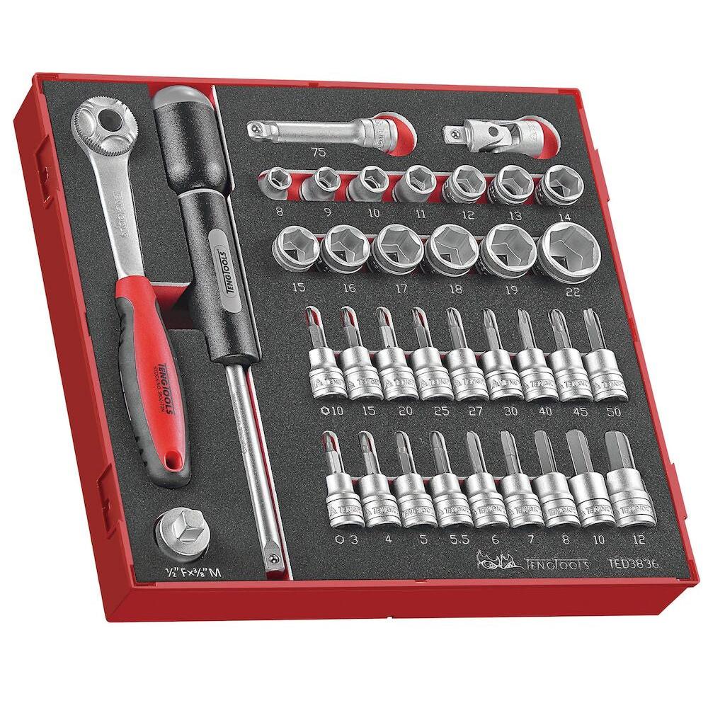 Teng Tools 36PC 3/8inch Drive Socket Set in EVA Power Tool Services