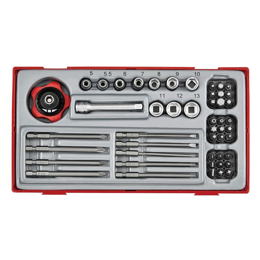 Teng Tools 48PC 1/4inch Drive Socket Set Power Tool Services