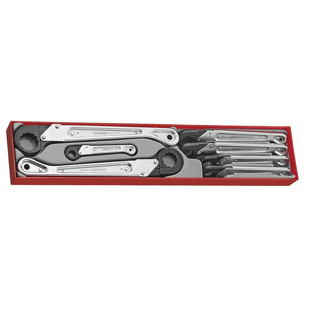 Teng Tools 7PC Quick Wrench Set Power Tool Services