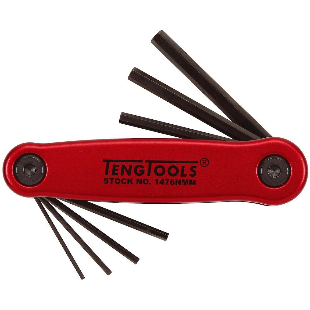 Teng Tools 7PC Retractable Hex Key Set MM Power Tool Services