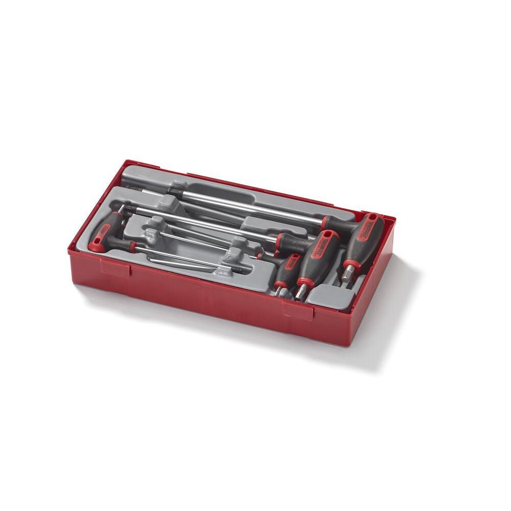 Teng Tools 7PC T Handle Hex Key Tray Power Tool Services