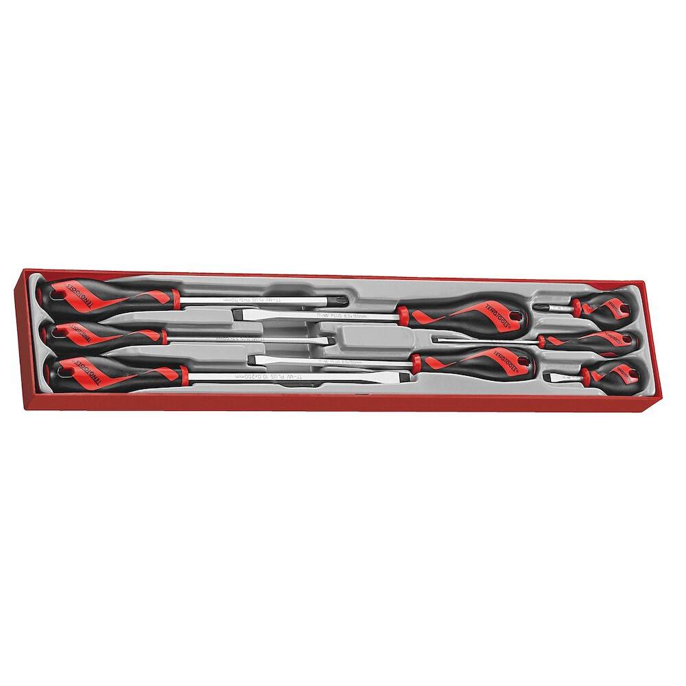 Teng Tools 8PC Screwdriver Tray Power Tool Services