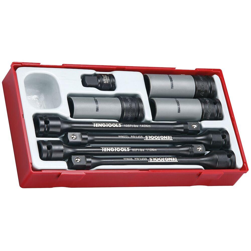 Teng Tools 8PC Torque Stick Set Power Tool Services