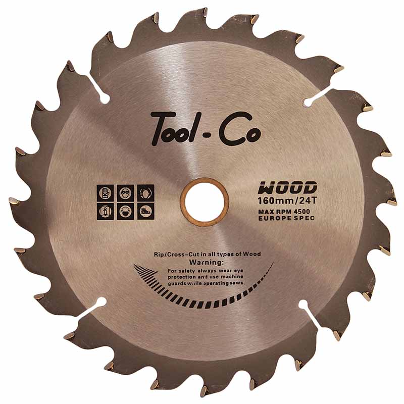 Tool-Co Circular Saw Blades For Wood 160mm 48t BX16048W Power Tool Services