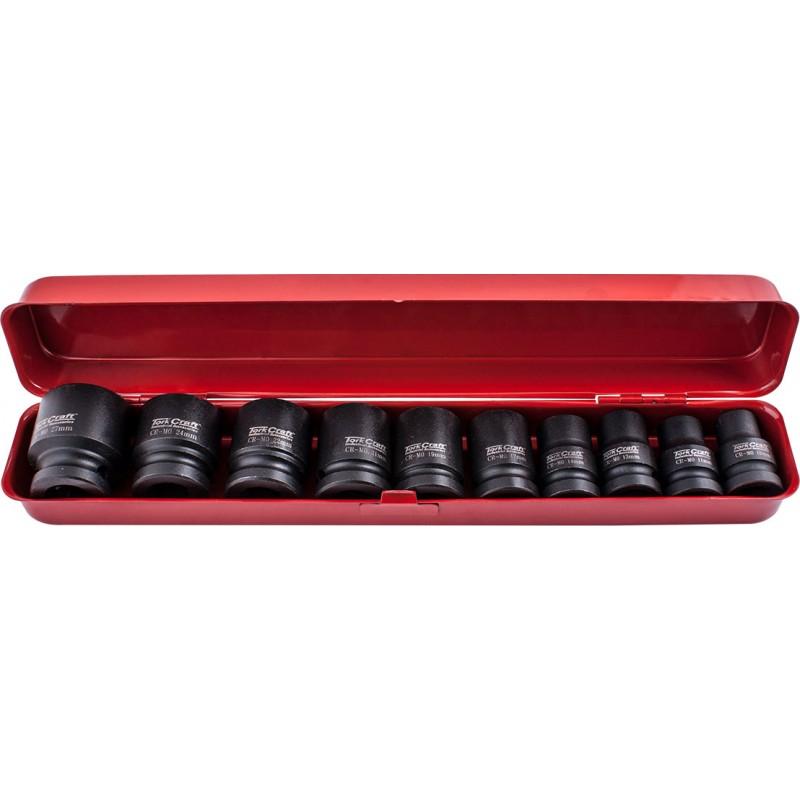 Tork Craft 1/2" Drive Impact Socket Set for Impact Drivers 10 Pc Power Tool Services
