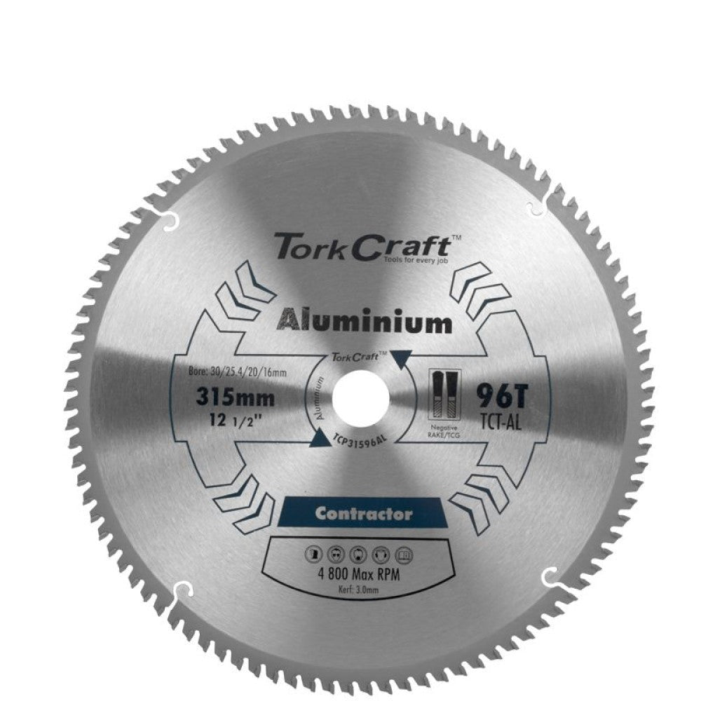 Tork Craft Aluminium Circular Saw Blade 315 X 96T TCP31596AL Power Tool Services