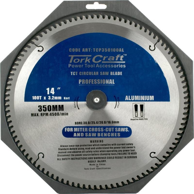 Tork Craft Blade Contractor Alum 350 X 100T Tcg Neg Circular Saw Tct Power Tool Services