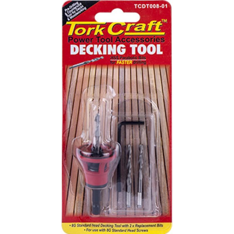 Tork Craft Decking Pre Drill and Countersink Bit ( Select Size ) Power Tool Services