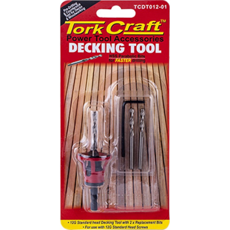 Tork Craft Decking Pre Drill and Countersink Bit ( Select Size ) Power Tool Services