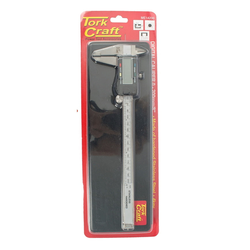 Tork Craft Digital 4 Key Vernier Caliper 200mm Power Tool Services