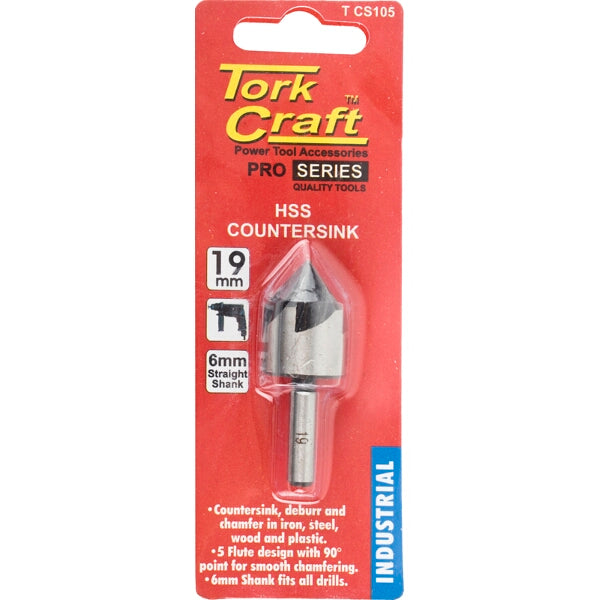 Tork Craft HSS Countersink Bit ( Select Size ) Power Tool Services