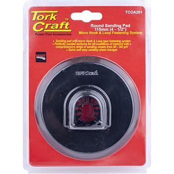 Tork Craft Quick Change Base & Arbor 115Mm Micro Sanding -Velcro Pad Power Tool Services