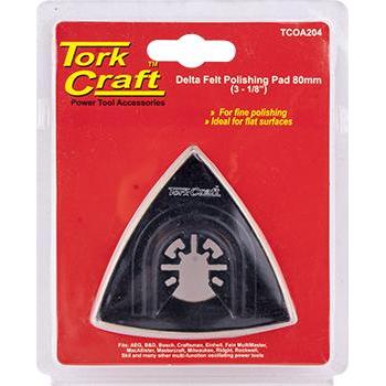 Buy Tork Craft Quick Change  Base & Arbor 80Mm Delta Felt Polishing Pad from Power Tool Services - Image 1 | Best Price