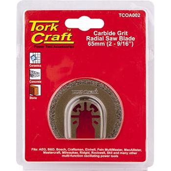 Tork Craft Quick Change Carbide Grit Radial Saw Blade 65Mm(2-9/16') Power Tool Services