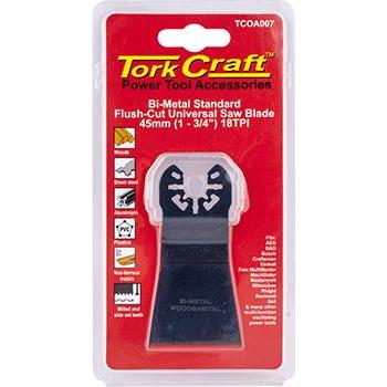 Buy Tork Craft Quick Change Flush Cut Universal Saw Blade TCOA007 from Power Tool Services - Image 1 | Best Price