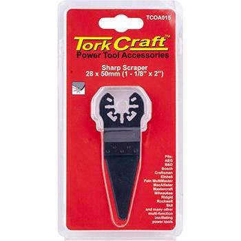 Tork Craft Quick Change Sharp Scraper 28X50Mm(1-1/8'X2') Power Tool Services