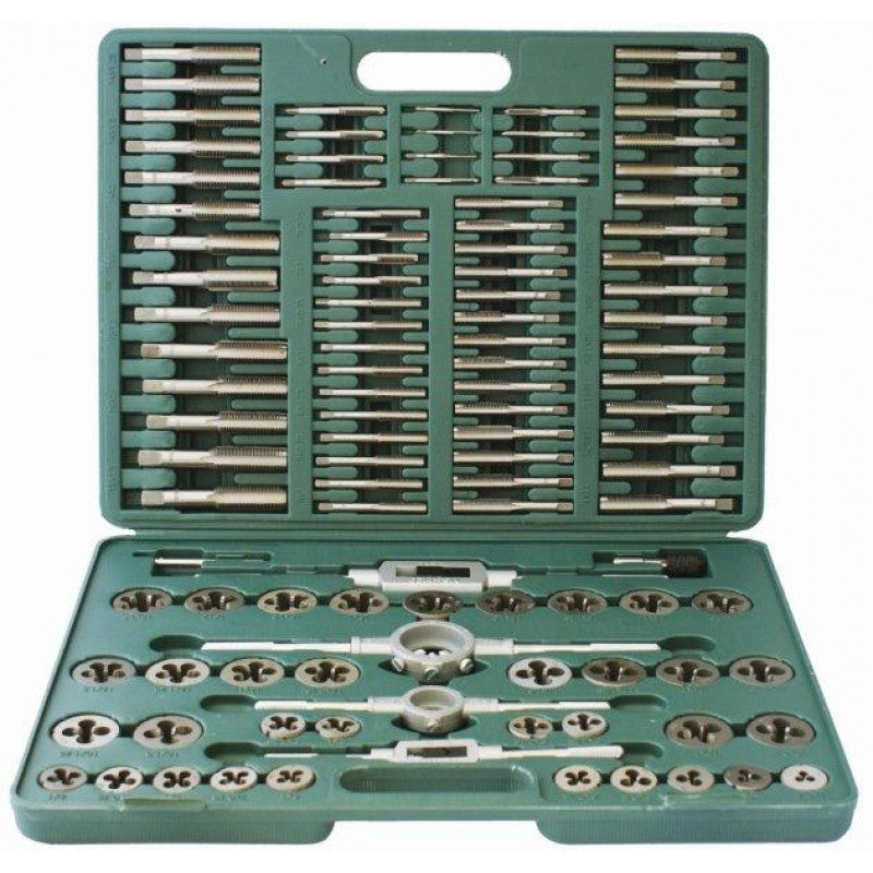 Tork Craft Tap and Die Set 100pc Carbon Steel 2-18mm T9111 Power Tool Services