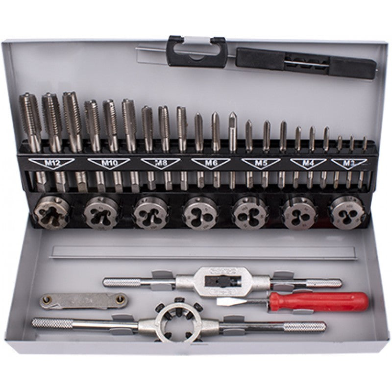 Tork Craft Tap and Die Set 3-12mm HSS Power Tool Services