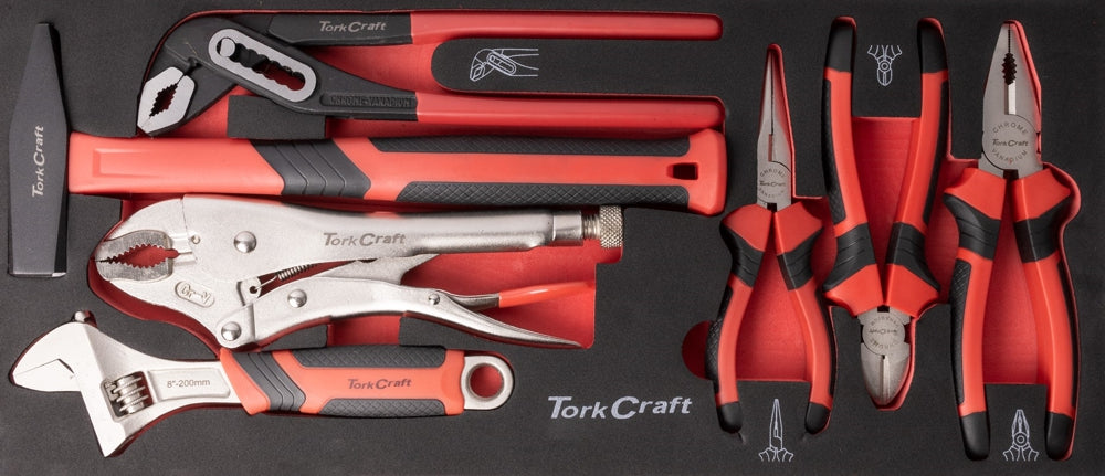 Tork Craft Tool Box 154 Pc 3 Drawer Tool Box Kit TCTB154 Power Tool Services