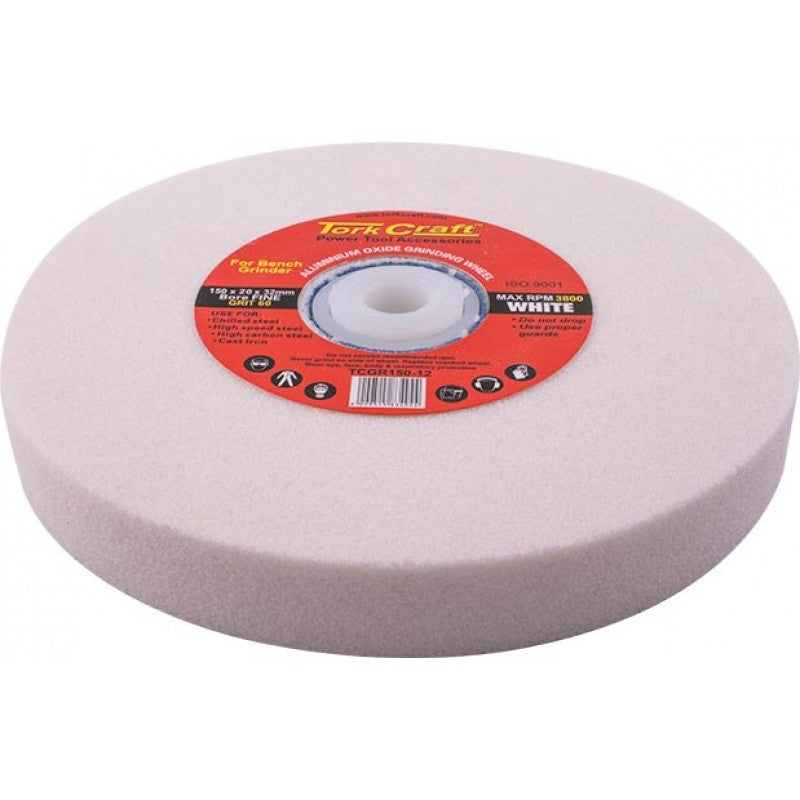 Tork Craft White Grinding wheel 150x20x32mm #060 Grit Power Tool Services