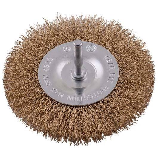 Tork Craft Wire Wheel Brush 100Mm X 6Mm Shaft Blister Power Tool Services