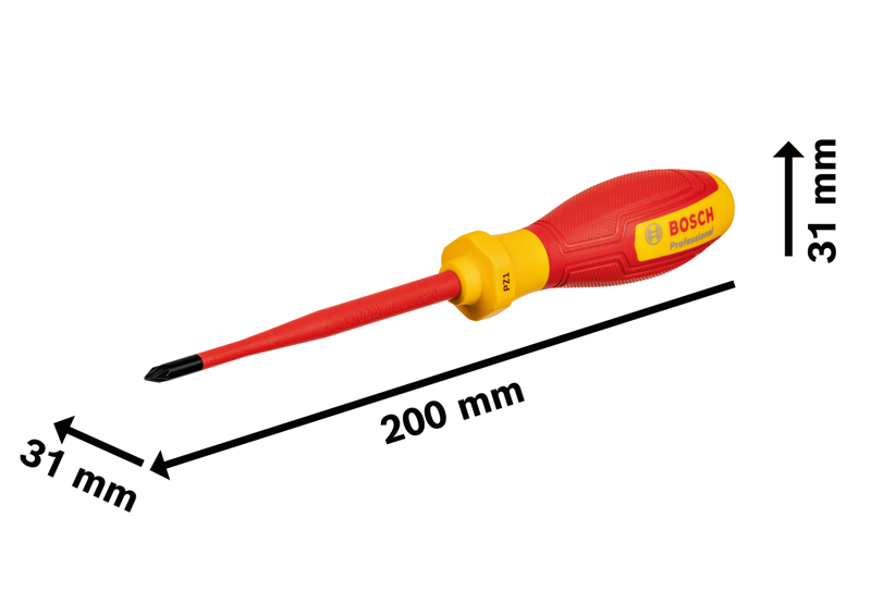 Bosch Screwdriver VDE PZ1 1600A02ND1 2 - Power Tool Services