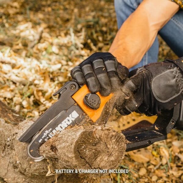 Worx One Handed Chainsaw Cordless 12CM 20V | Tool Only