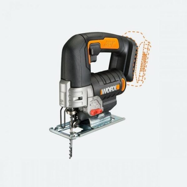 Worx Jigsaw 24mm Cordless With 4 Pendulum Settings 20V | Tool Only